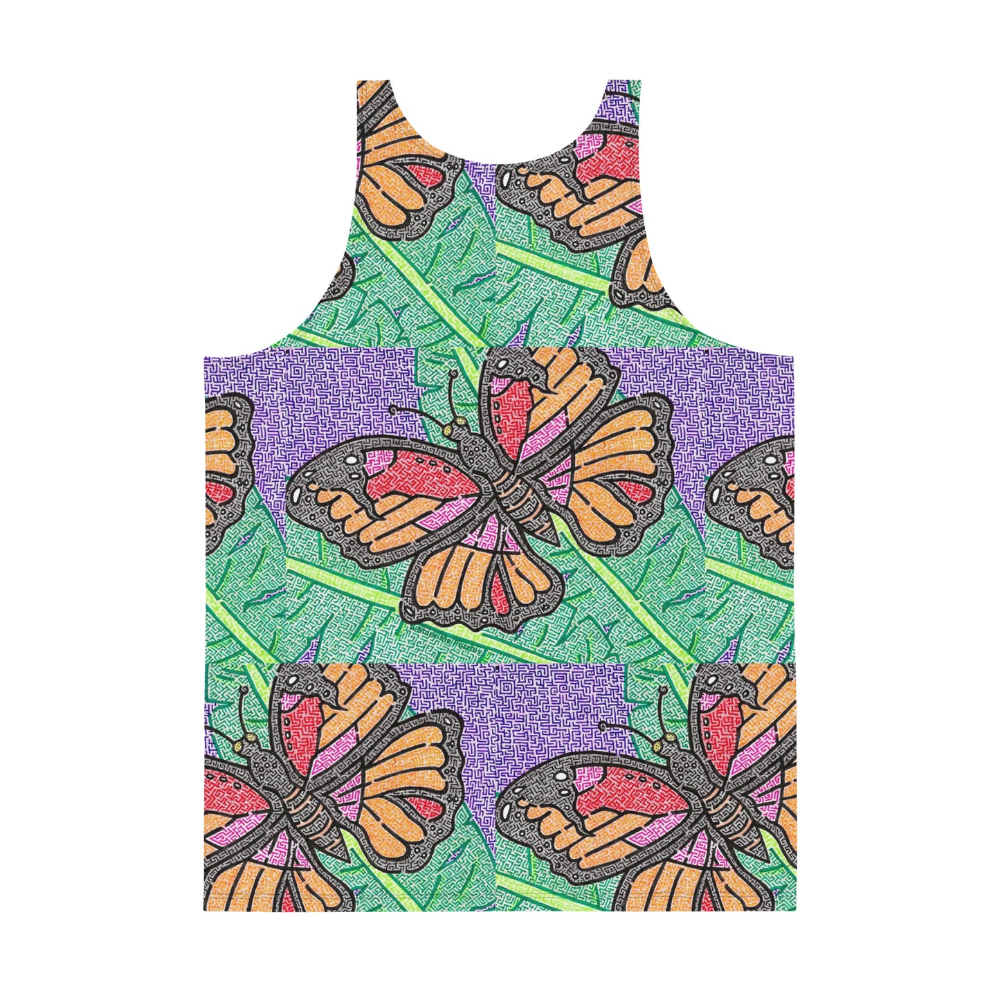 Butterfly Maze Men's Tank Top