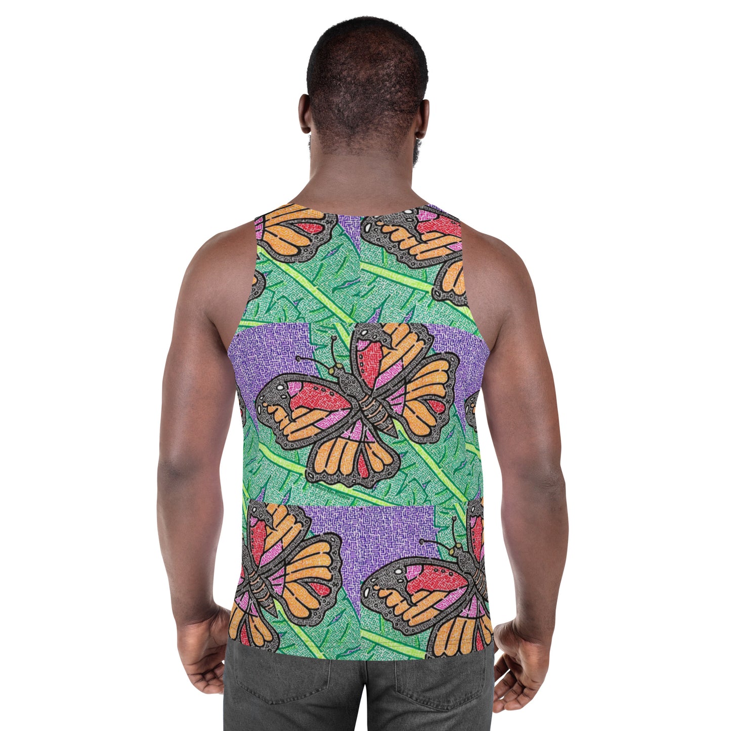 Butterfly Maze Men's Tank Top