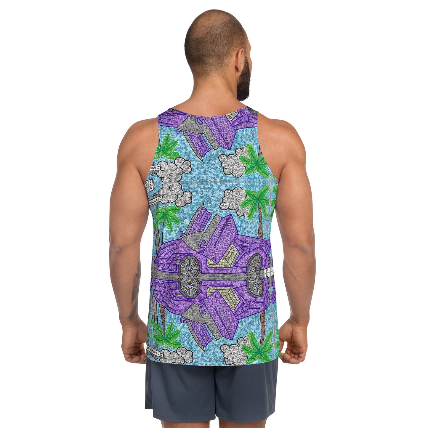 Lamborghini Maze Men's Tank Top