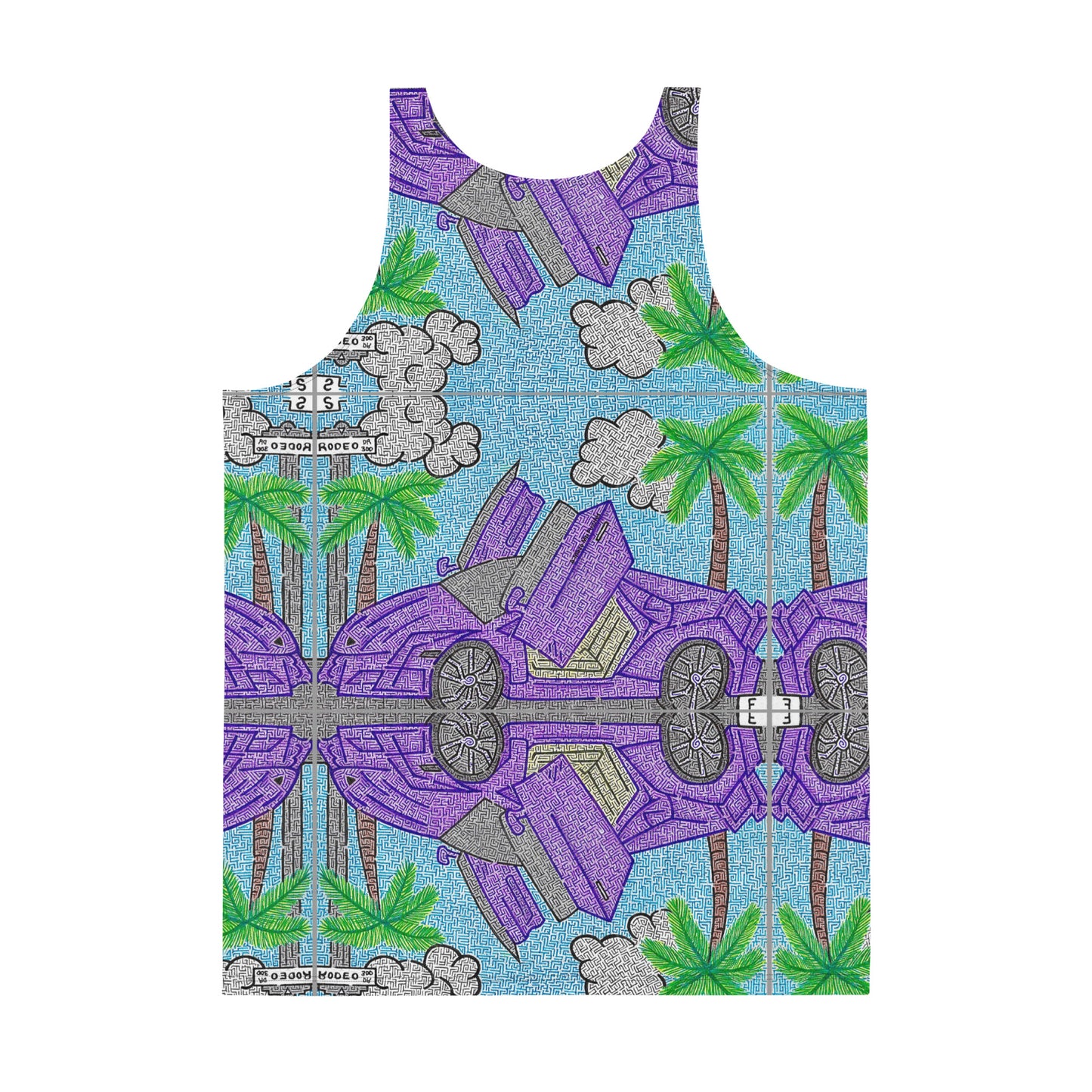 Lamborghini Maze Men's Tank Top