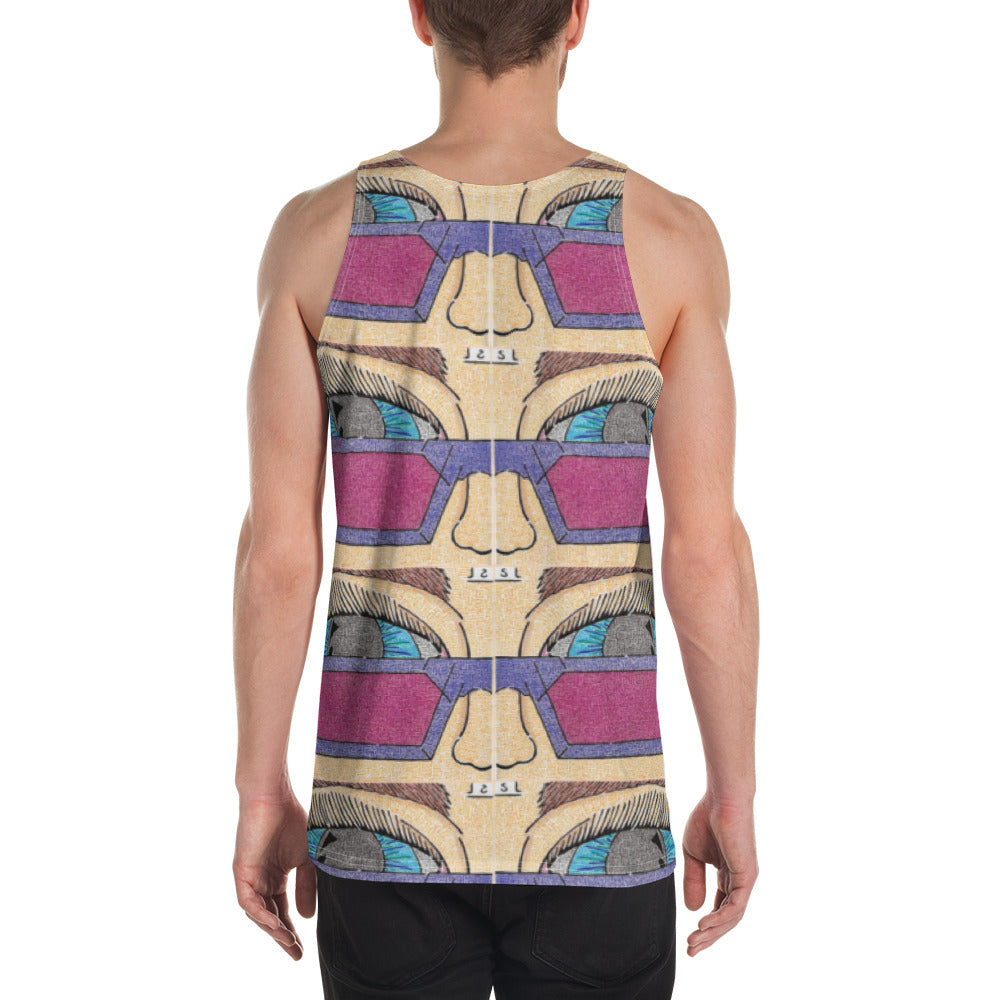 Eye Pop-Art Maze Men's Tank Top