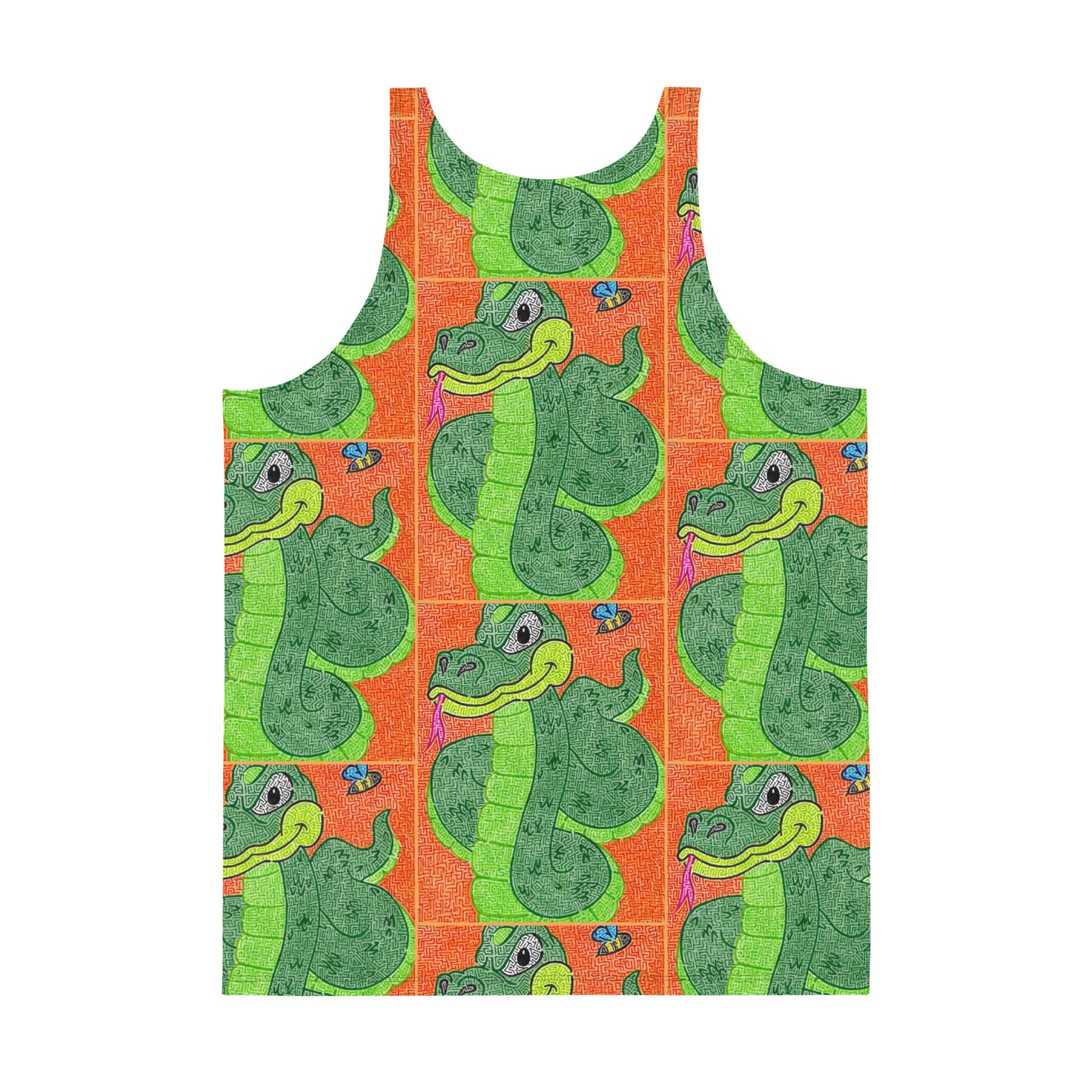 Snake Maze Men's Tank Top