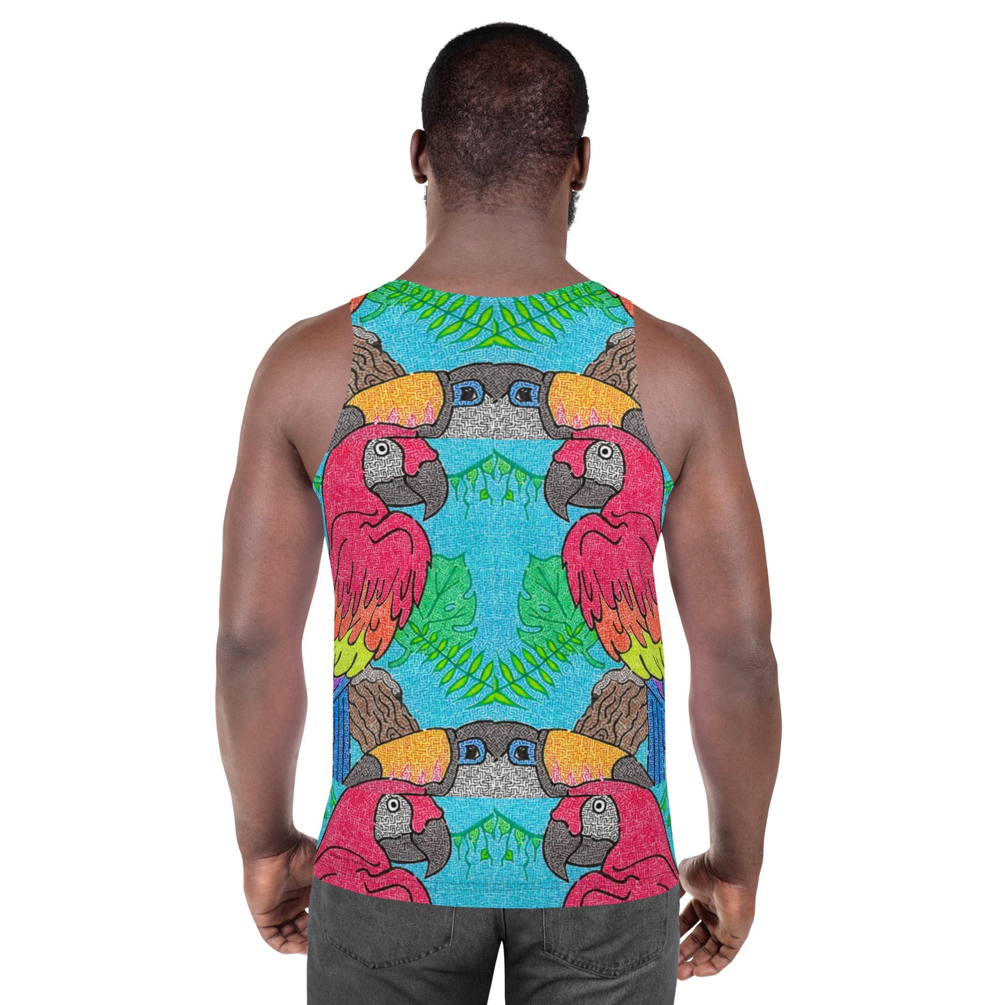 Parrot Maze Men's Tank Top