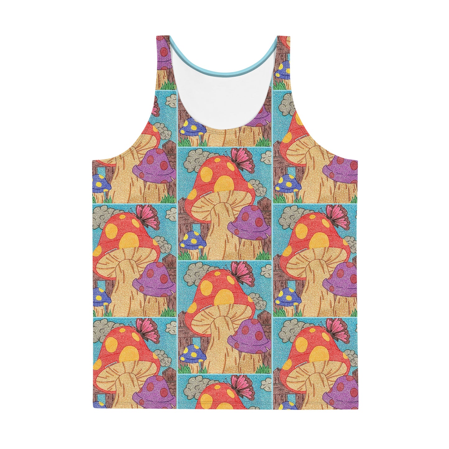 Mushrooms Maze Men's Tank Top