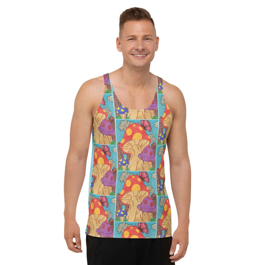 Mushrooms Maze Men's Tank Top