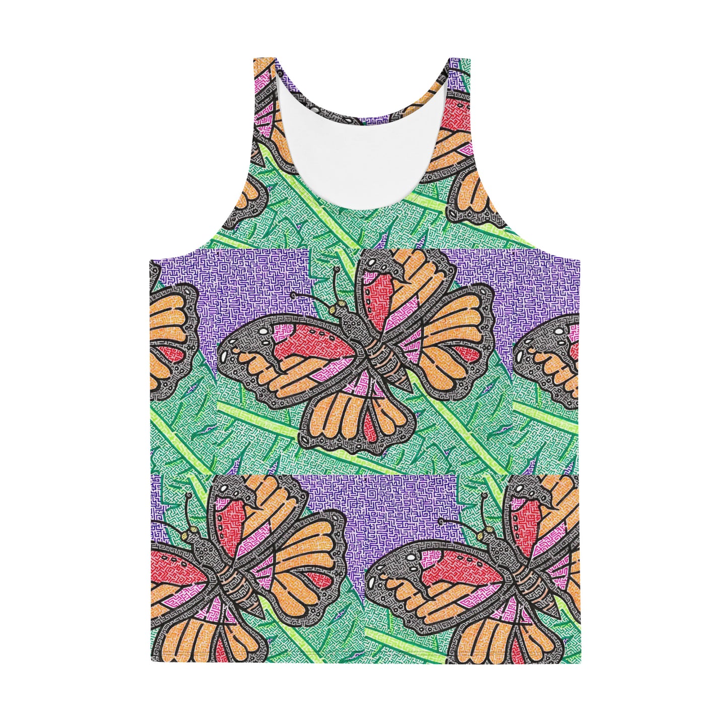 Butterfly Maze Men's Tank Top