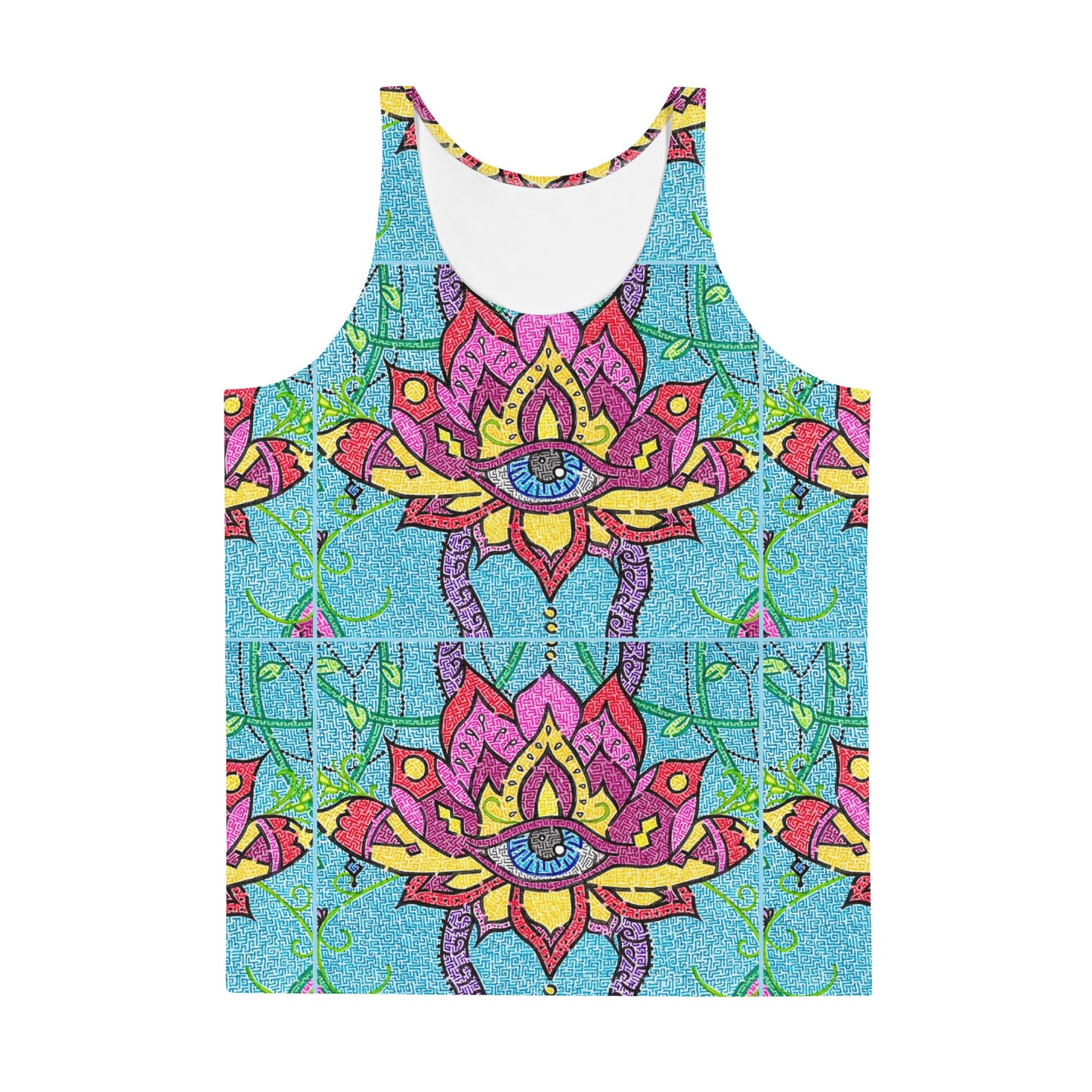 Mandala Maze Men's Tank Top