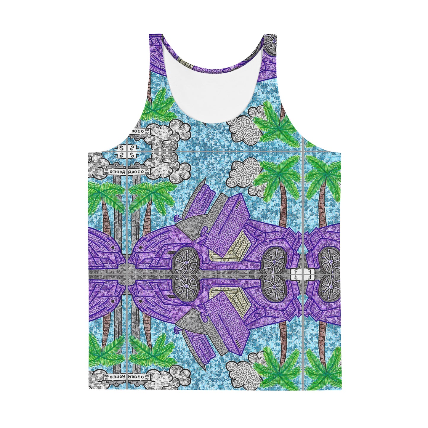 Lamborghini Maze Men's Tank Top