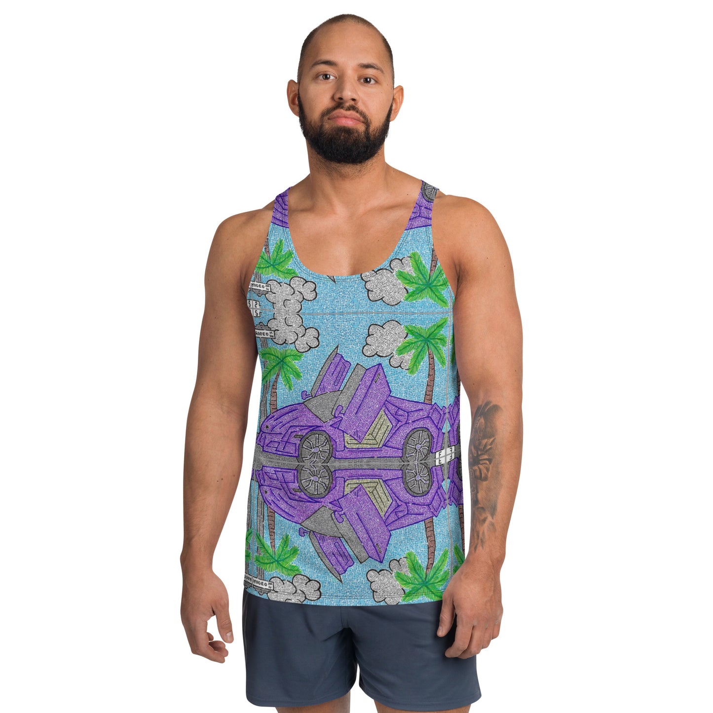 Lamborghini Maze Men's Tank Top