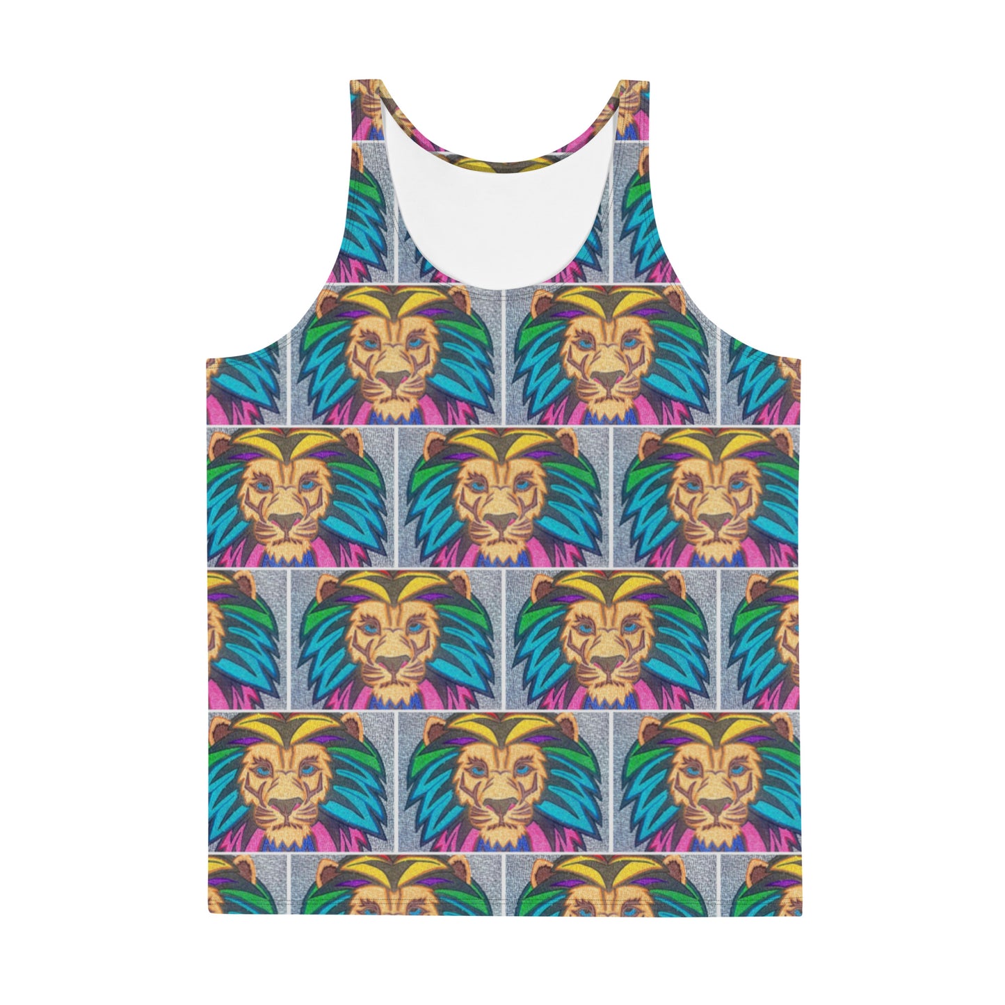 Lion Maze Men's Tank Top