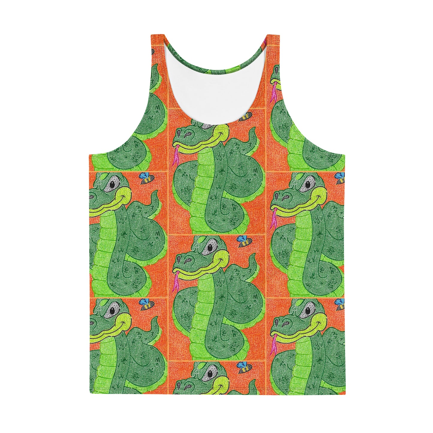 Snake Maze Men's Tank Top