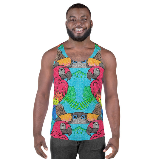 Parrot Maze Men's Tank Top