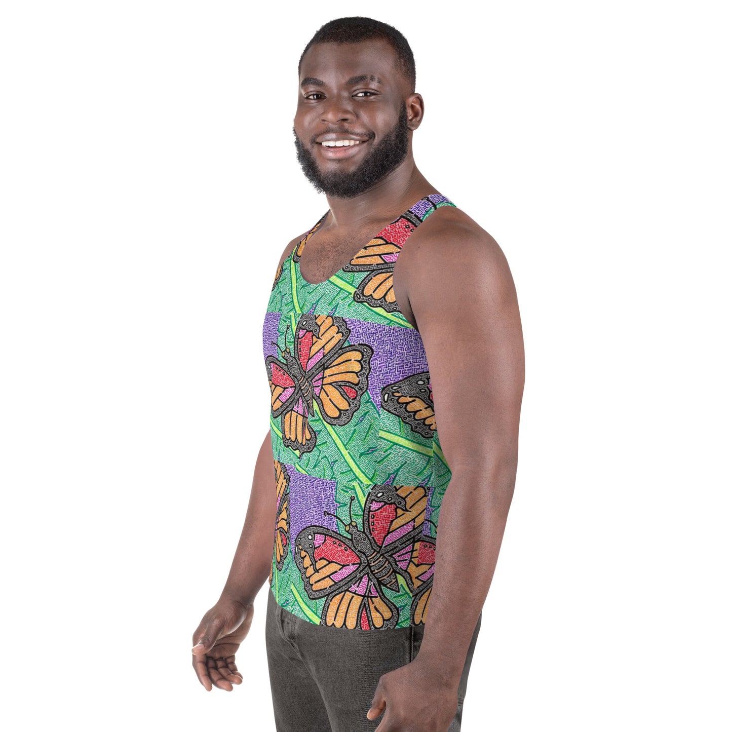 Butterfly Maze Men's Tank Top