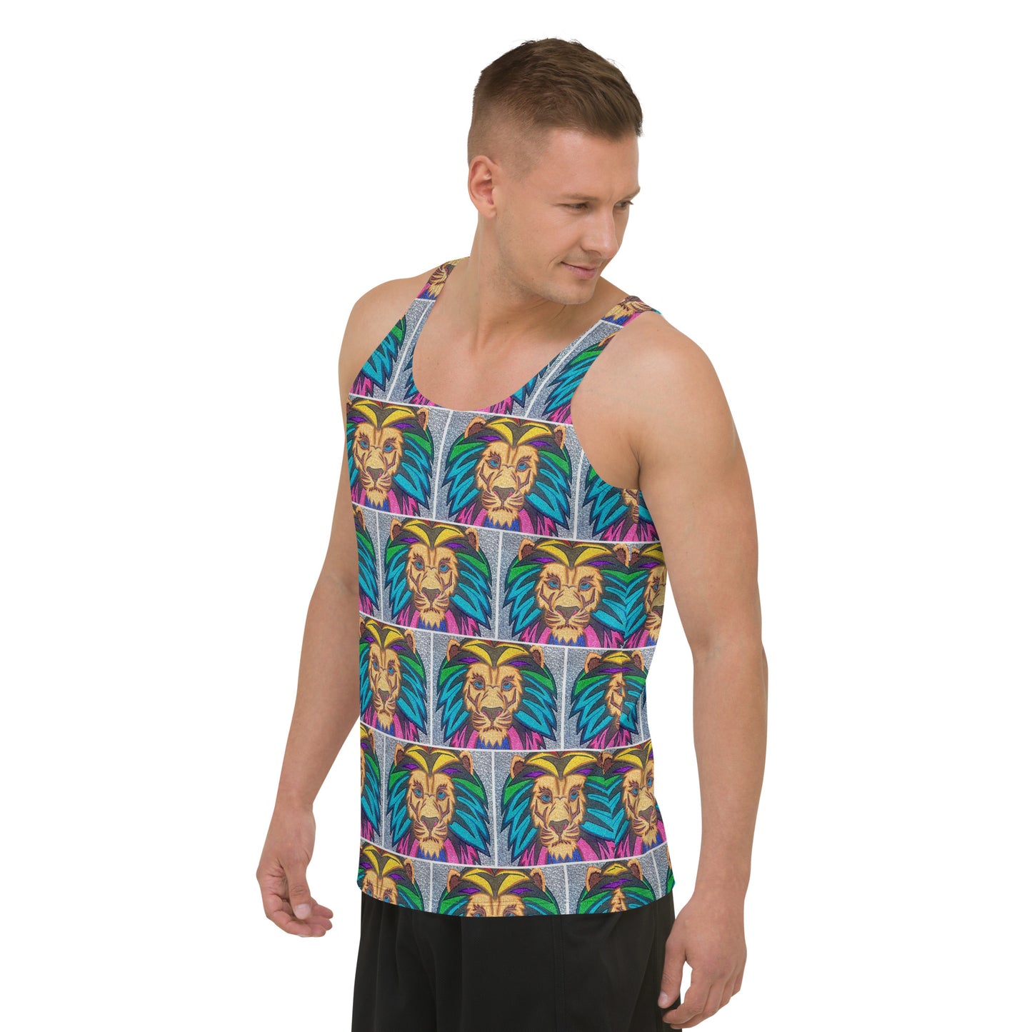 Lion Maze Men's Tank Top