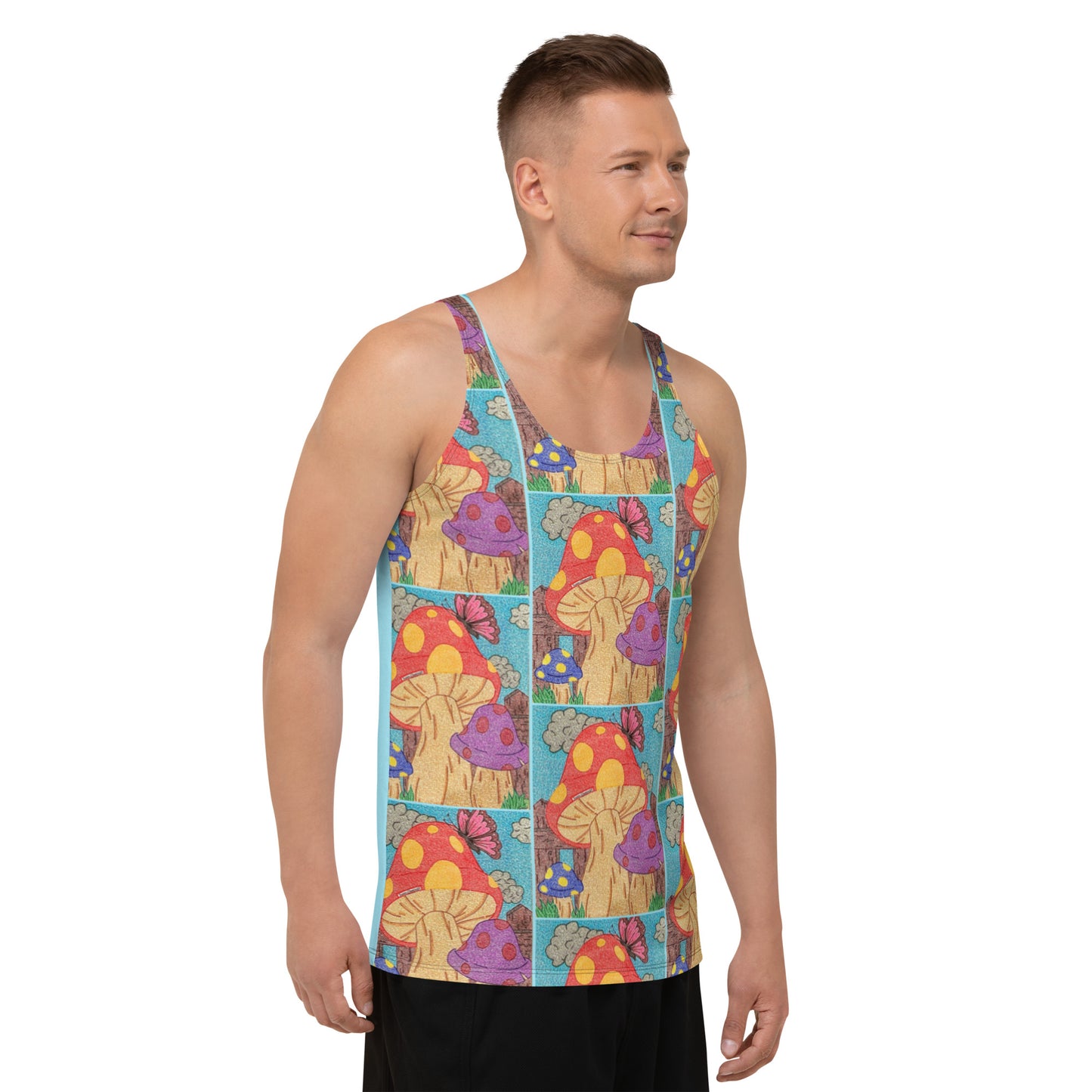 Mushrooms Maze Men's Tank Top