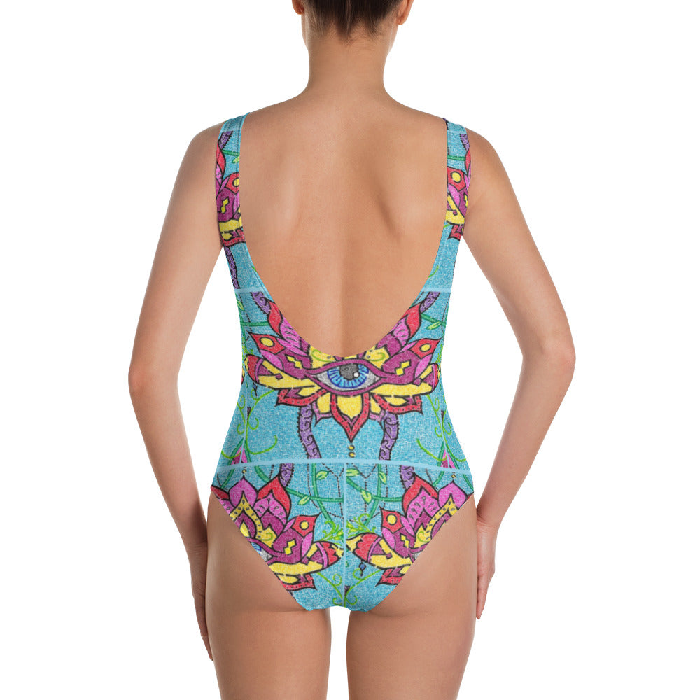 Mandala Maze One-Piece Swimsuit