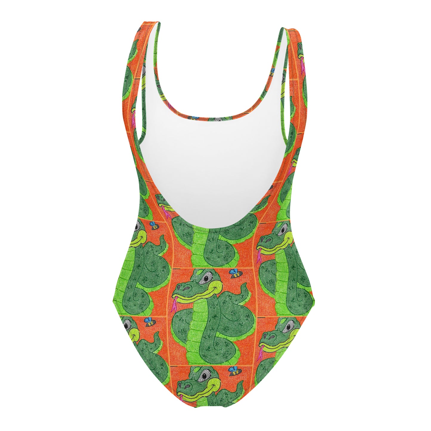 Snake Maze One-Piece Swimsuit