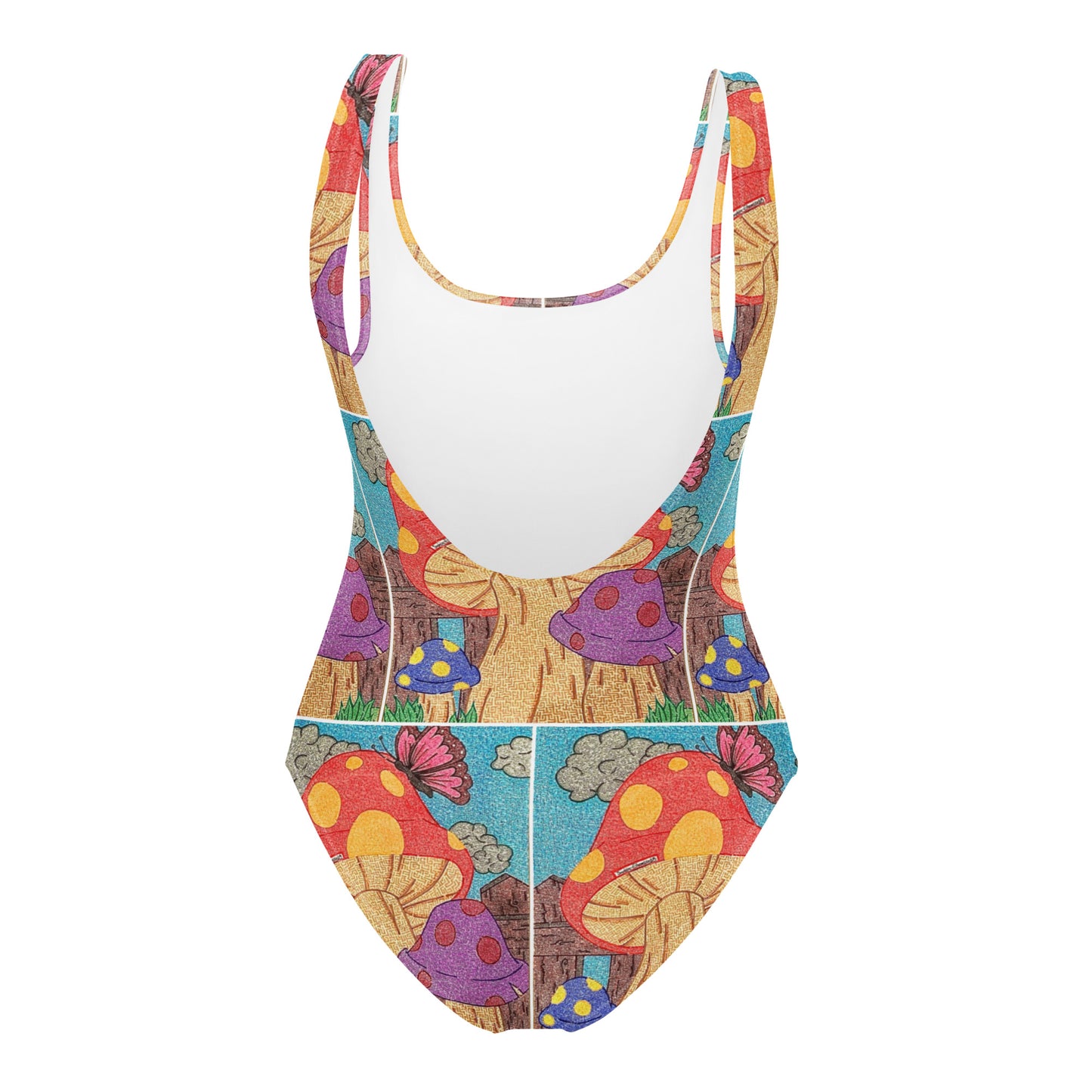 Mushrooms Maze One-Piece Swimsuit