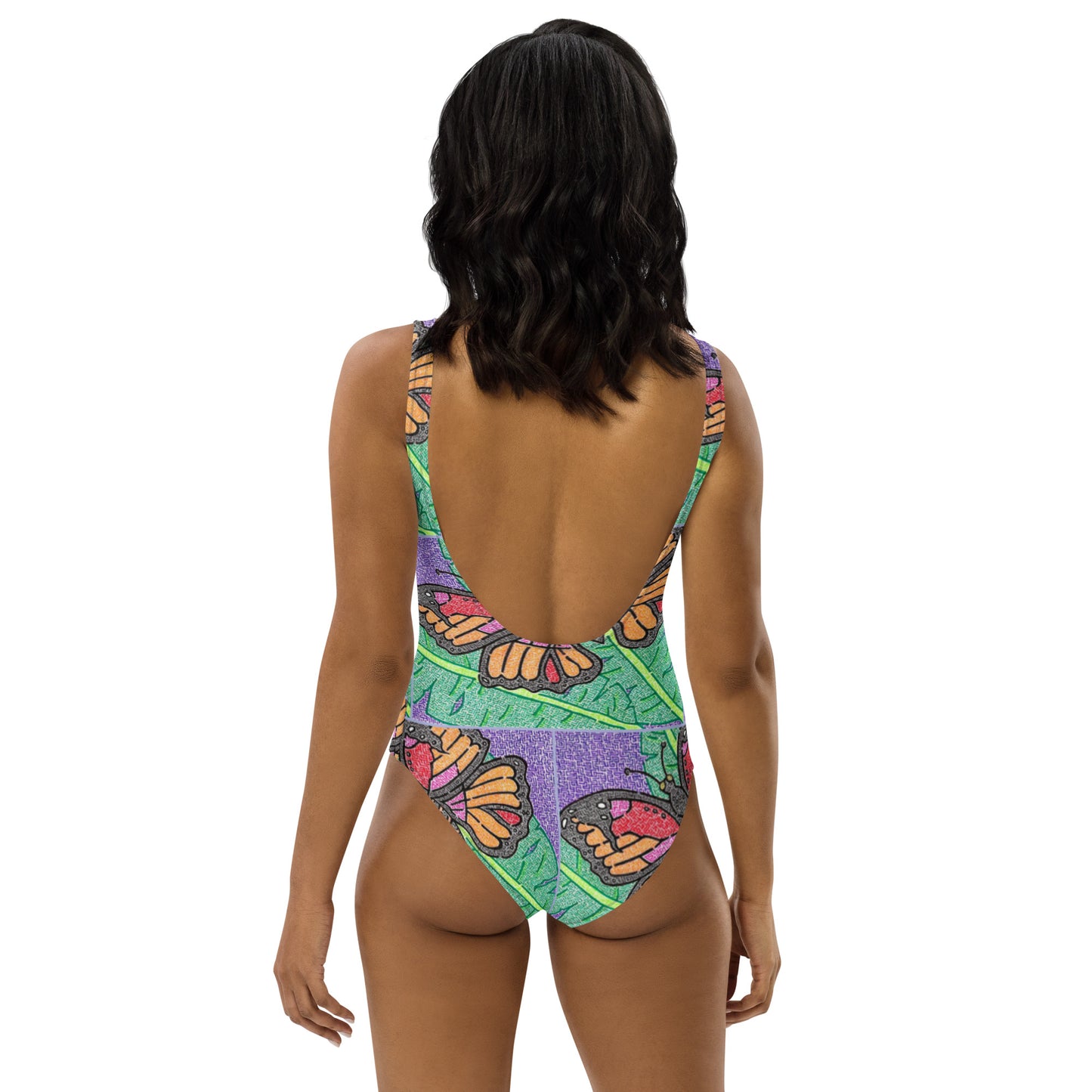 Butterfly Maze One-Piece Swimsuit