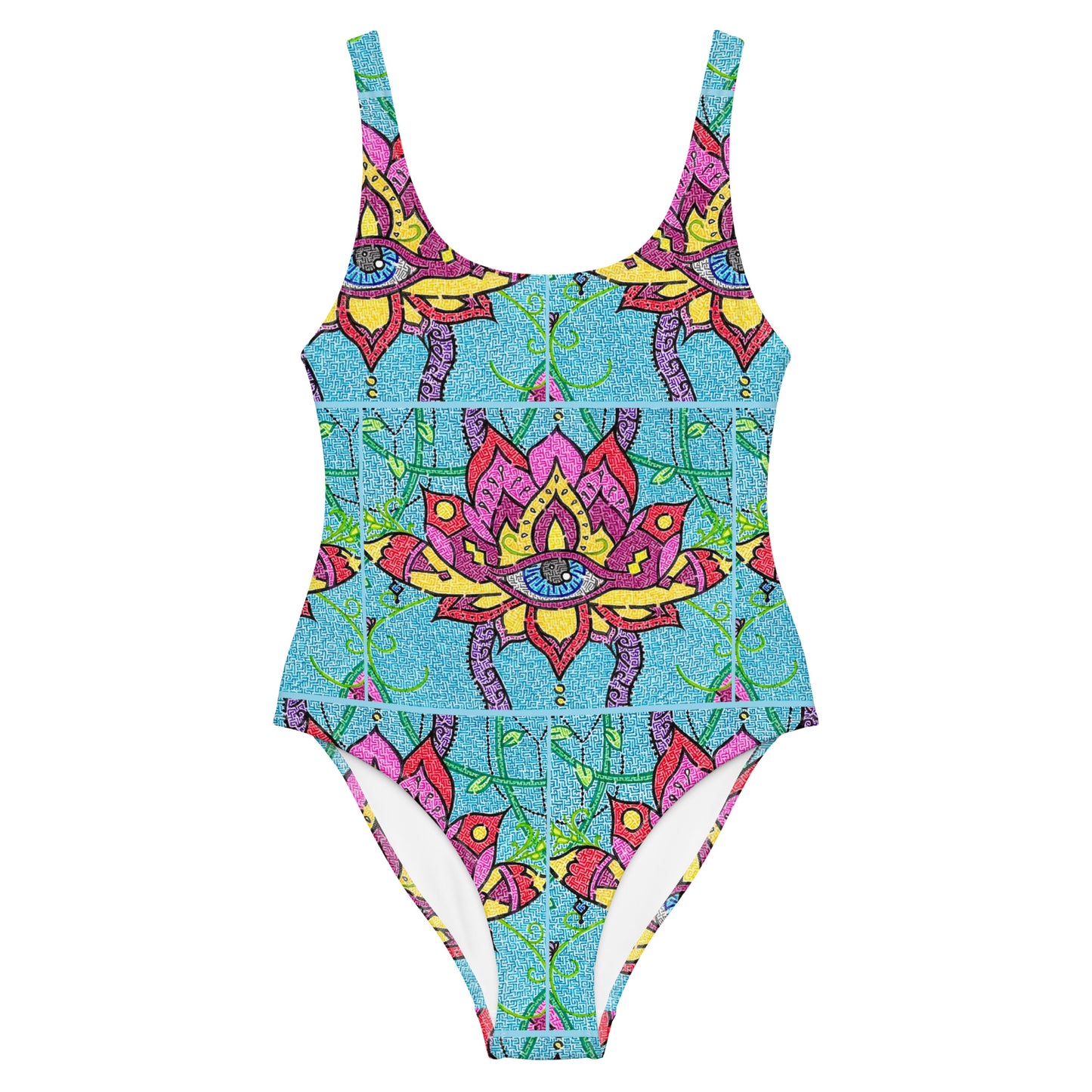 Mandala Maze One-Piece Swimsuit