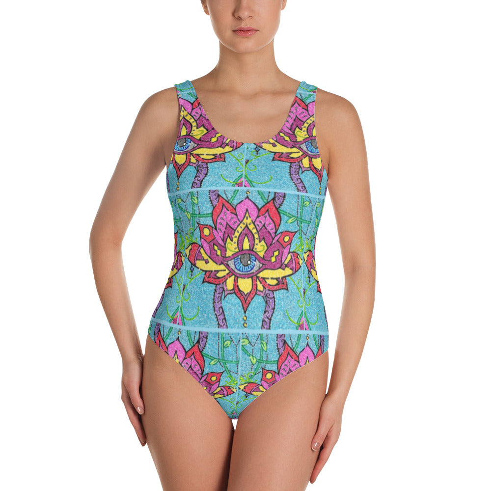 Mandala Maze One-Piece Swimsuit