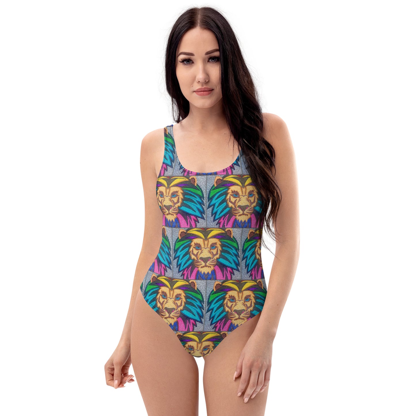 Lion Maze One-Piece Swimsuit