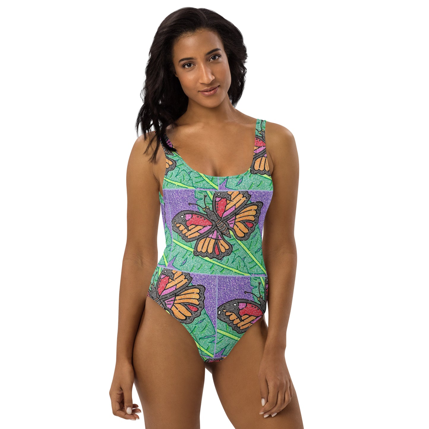 Butterfly Maze One-Piece Swimsuit