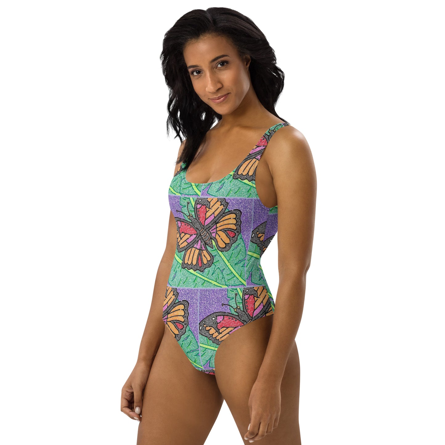 Butterfly Maze One-Piece Swimsuit