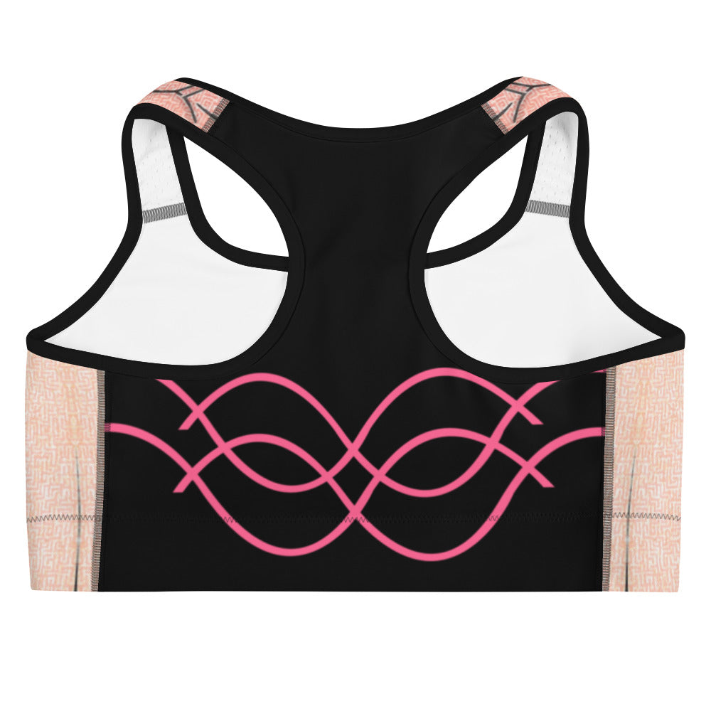 Women's Breasts Maze Sports Bra