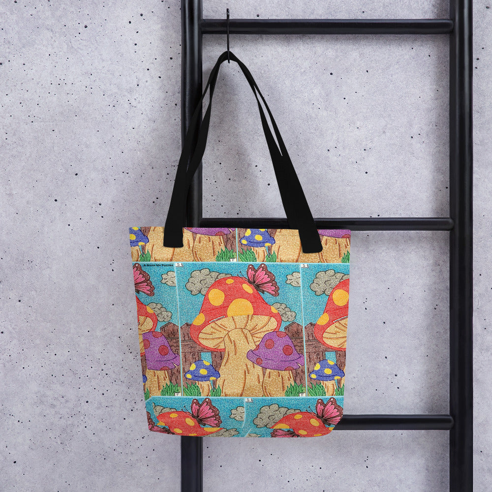 Mushroom Maze Tote Bag