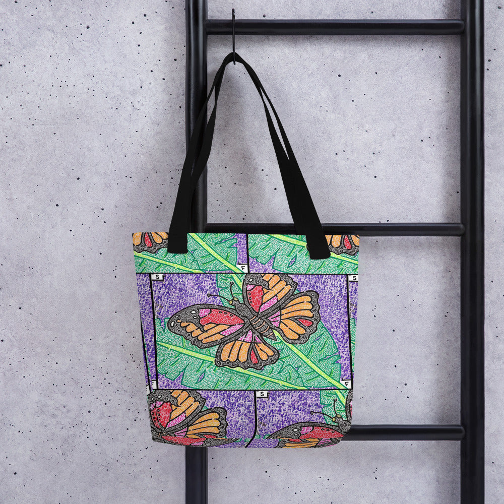 Butterfly Maze Tote Bag