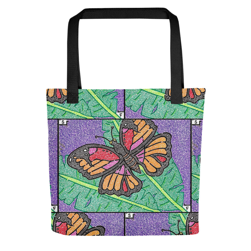 Butterfly Maze Tote Bag