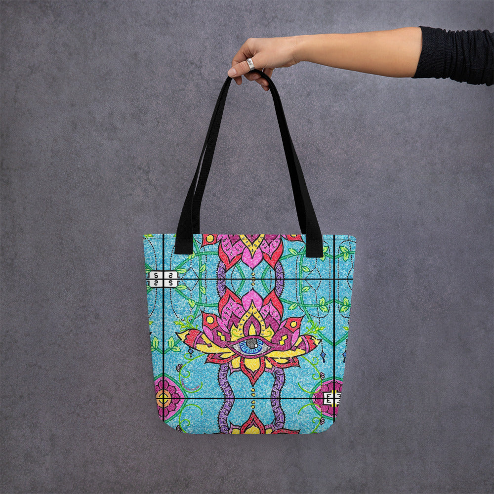 Mandala Maze Tote Bag