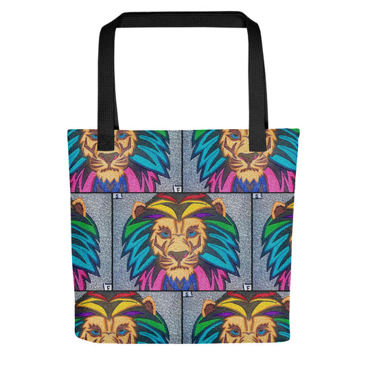 Lion Maze Tote Bag