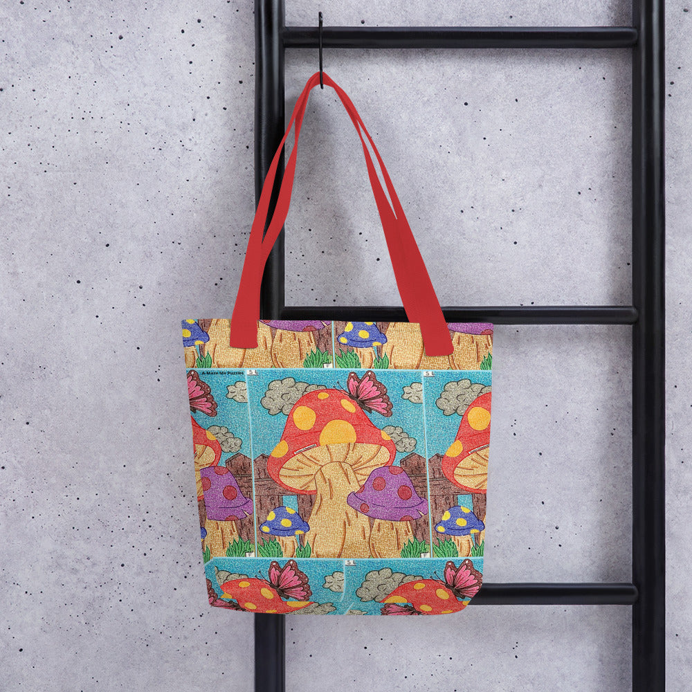 Mushroom Maze Tote Bag