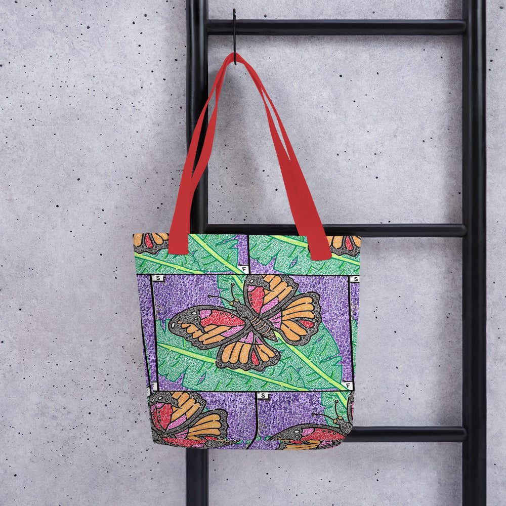 Butterfly Maze Tote Bag