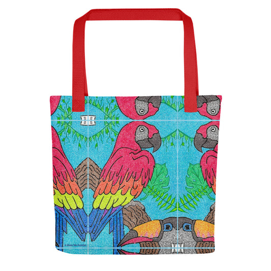 Parrot Maze Tote Bag