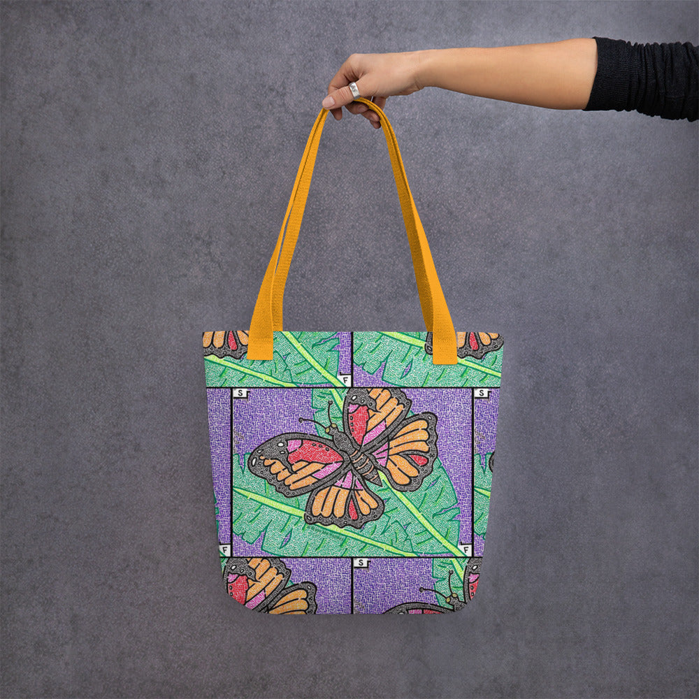 Butterfly Maze Tote Bag