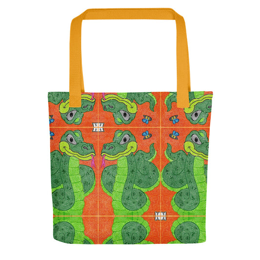 Snake Maze Tote Bag