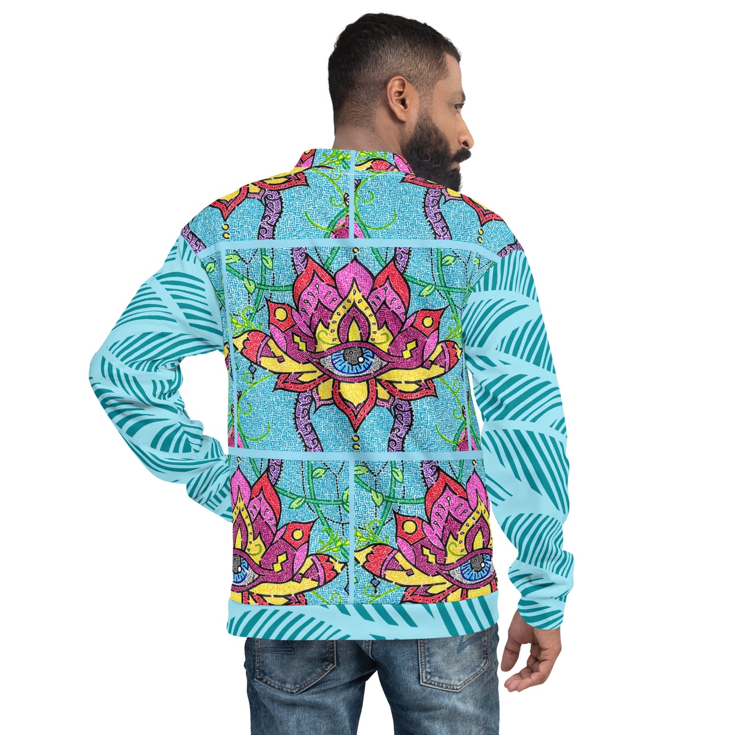 Mandala Maze Unisex Bomber Jacket