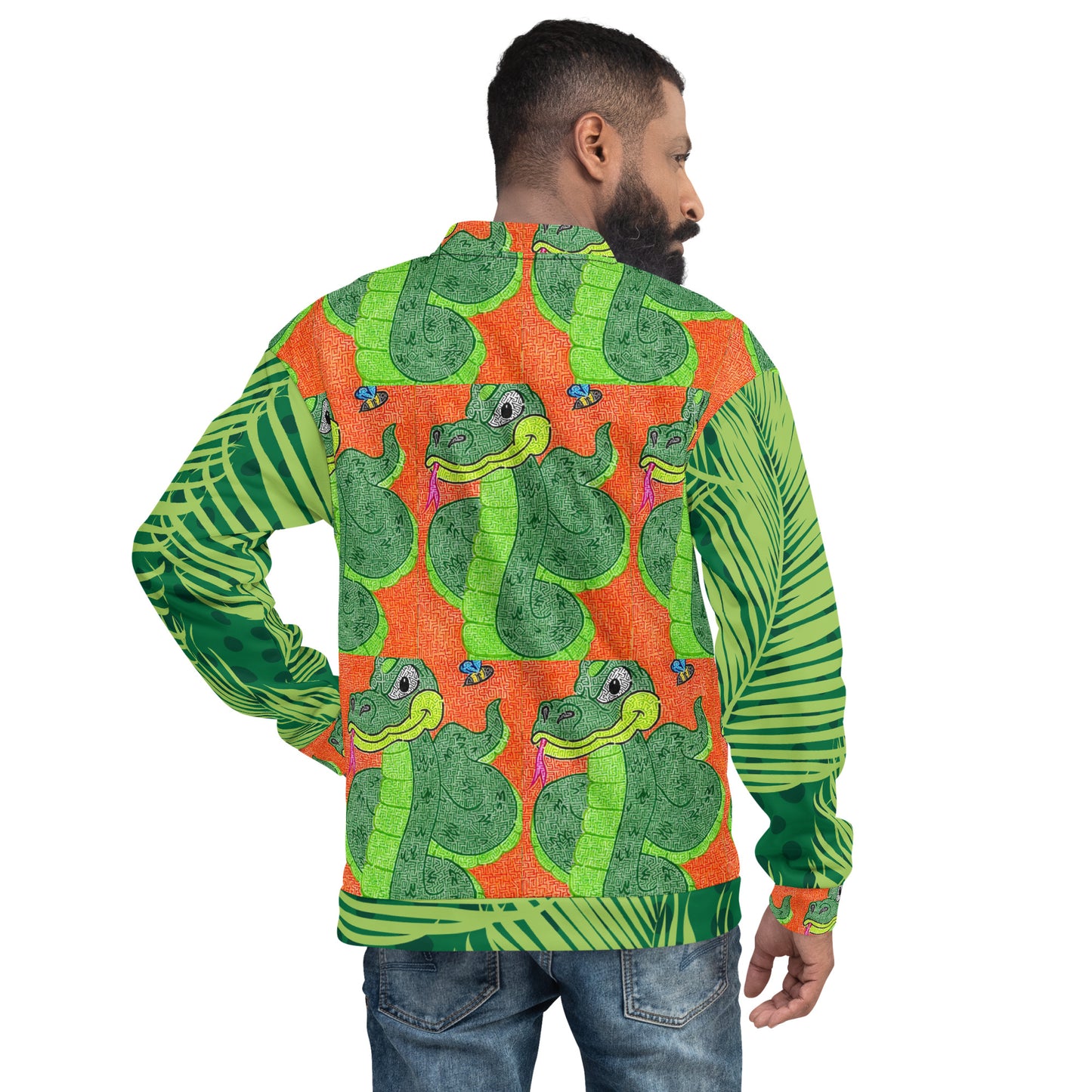 Snake Maze Unisex Bomber Jacket