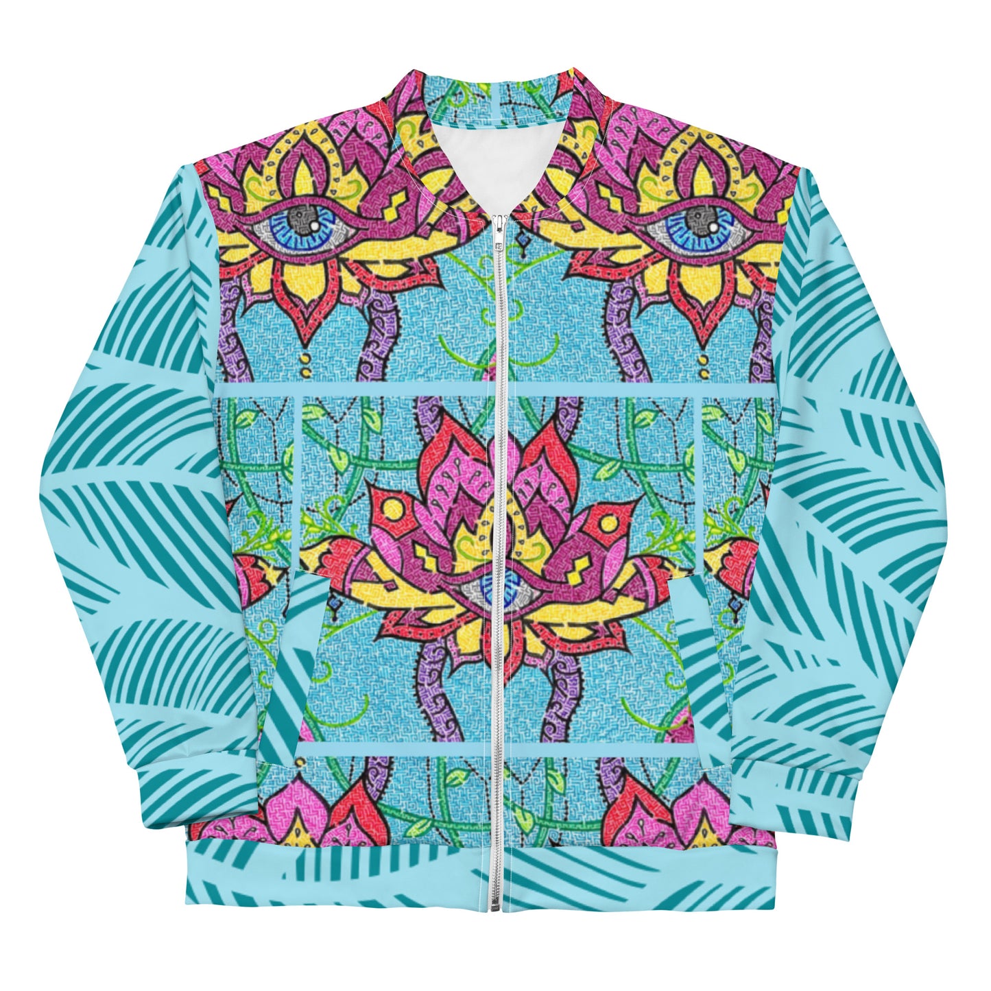 Mandala Maze Unisex Bomber Jacket