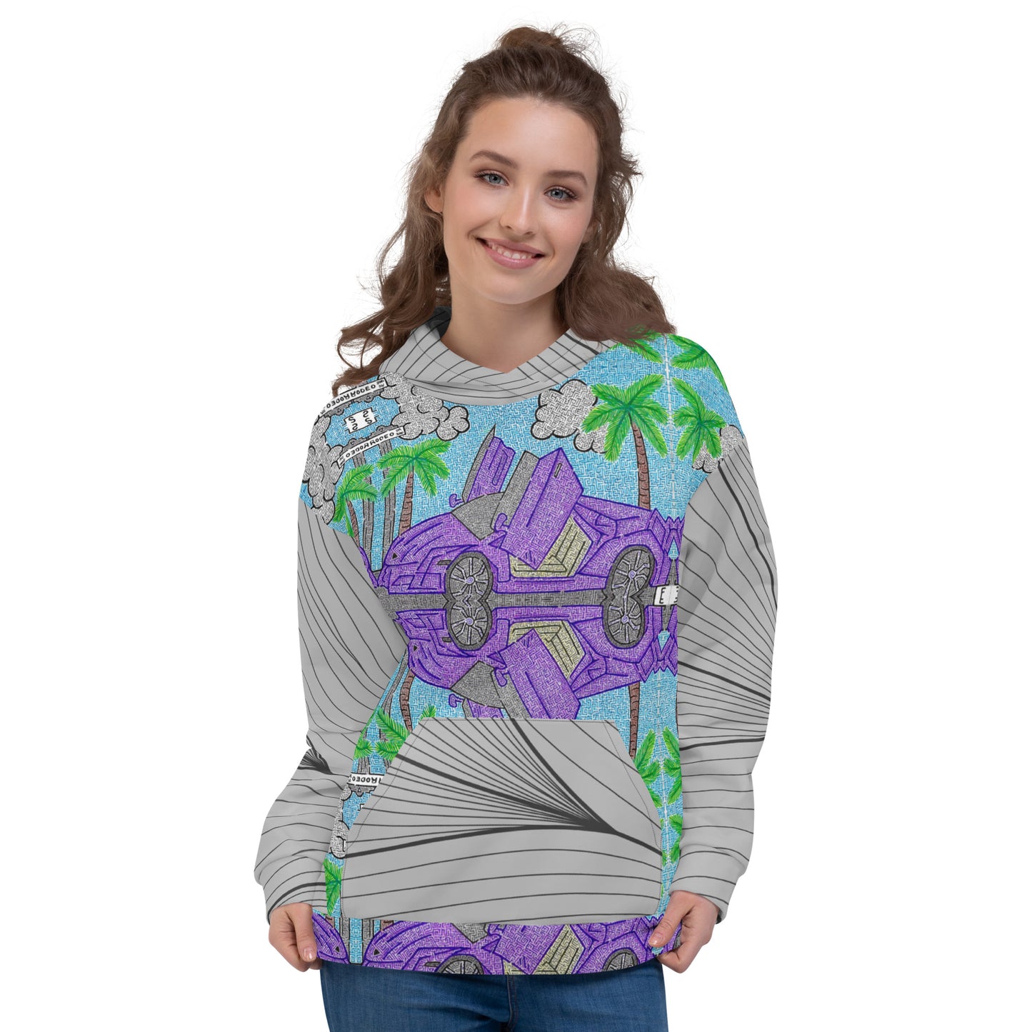 Lamborghini Maze Unisex Hoodie