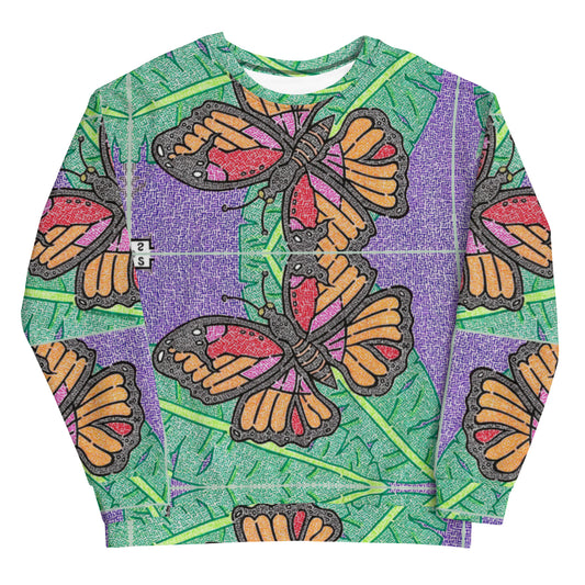 Butterfly Maze Unisex Sweatshirt