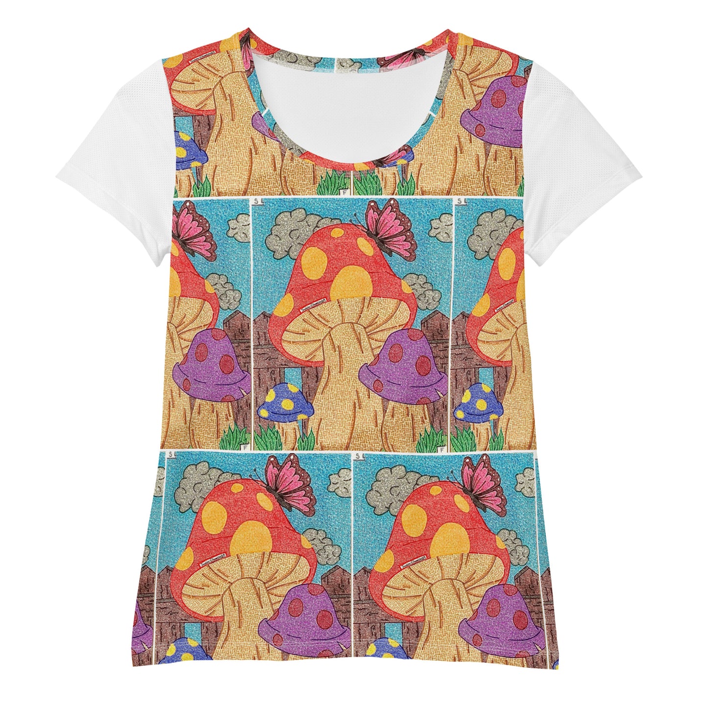 Mushrooms Maze Women's T-shirt