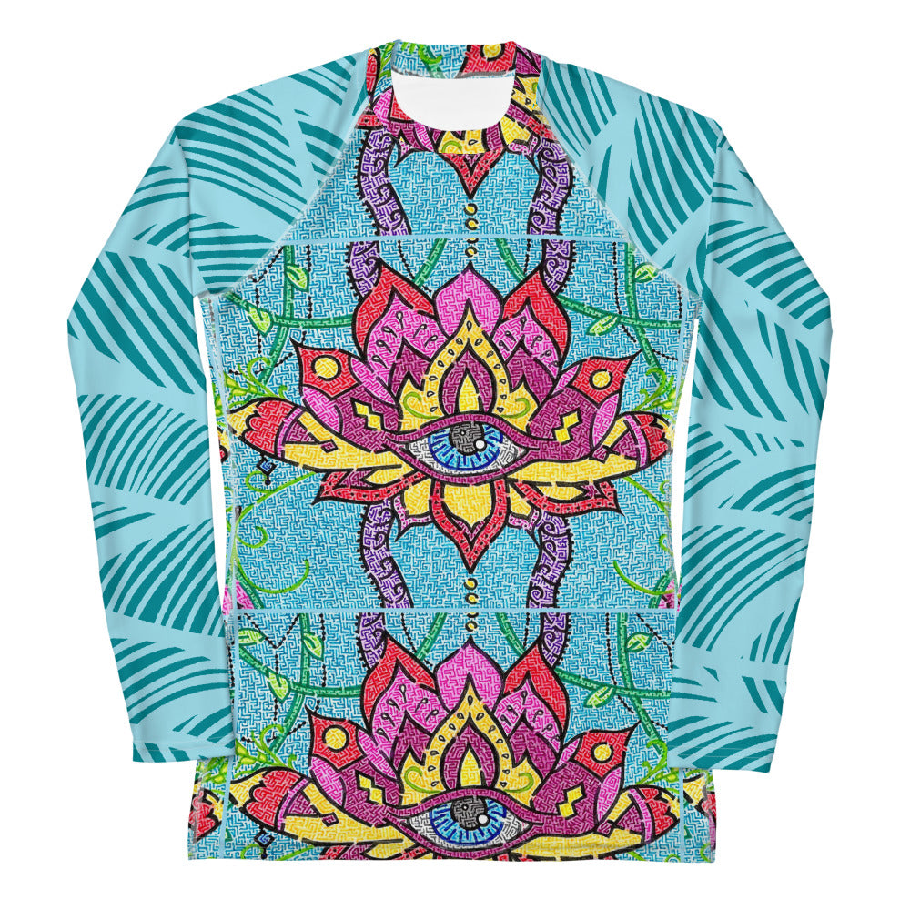 Mandala Maze Women's Rash Guard