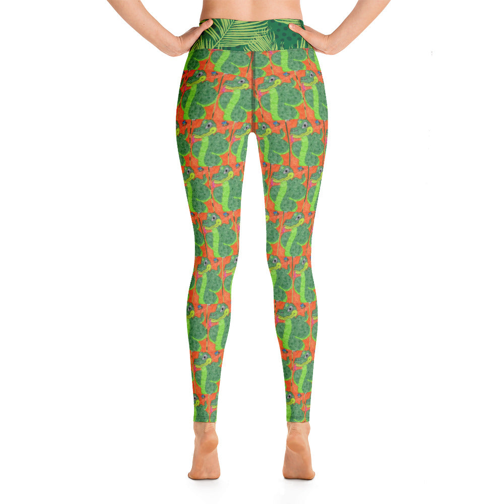 Snake Maze Yoga Leggings