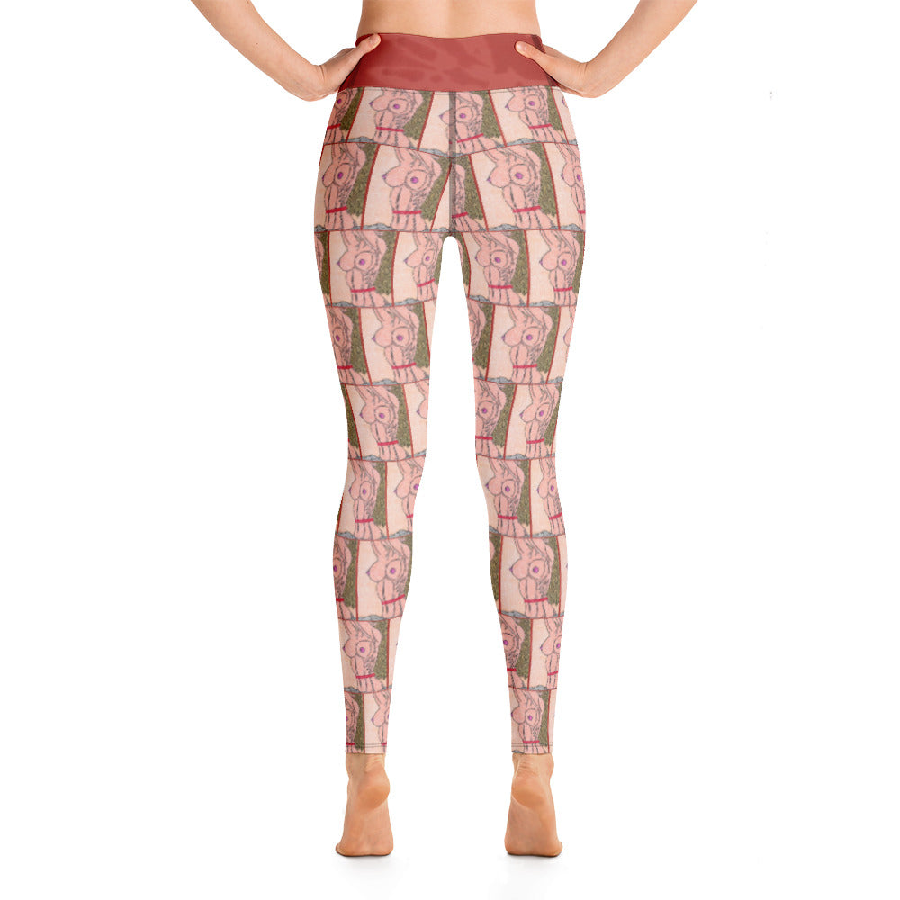 Breasts Maze Yoga Leggings