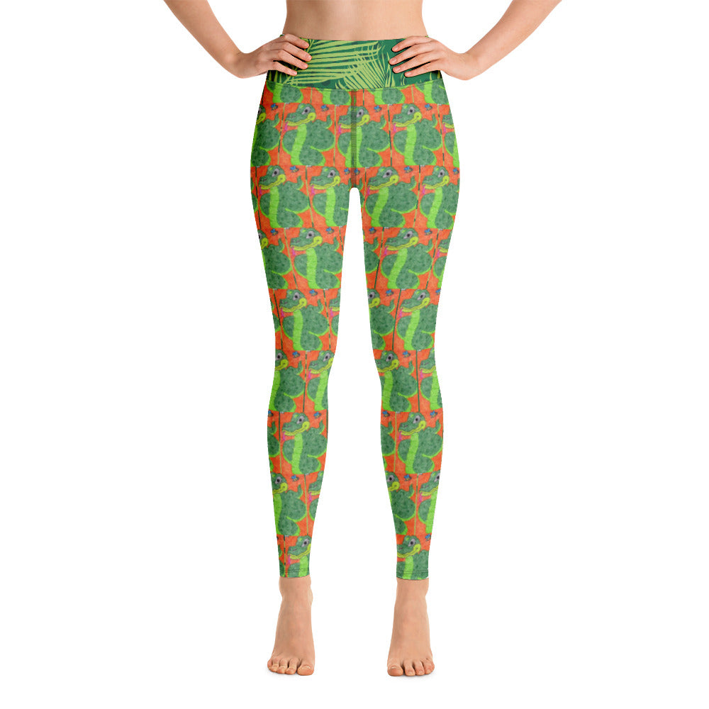 Snake Maze Yoga Leggings