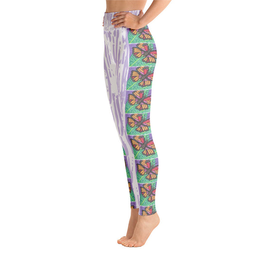 Butterfly Maze Yoga Leggings